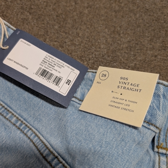 Universal Threads 90's Vintage Straight Jeans Women's (Plus Size 28) New - Picture 3 of 8